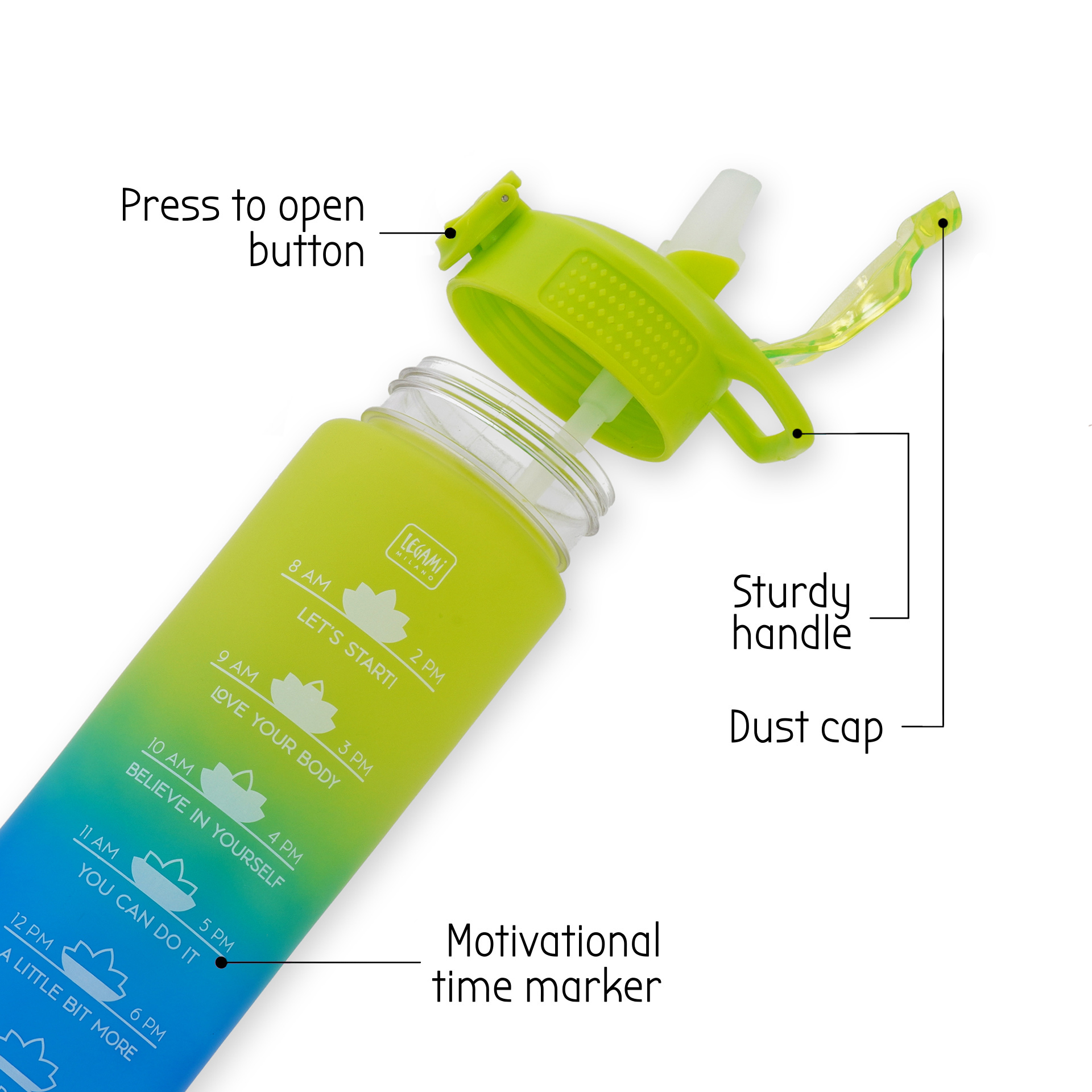 Legami Motivierende Trinkflasche Love Yourself Energy Boost Legami Motivierende Trinkflasche Love Yourself Energy Boost