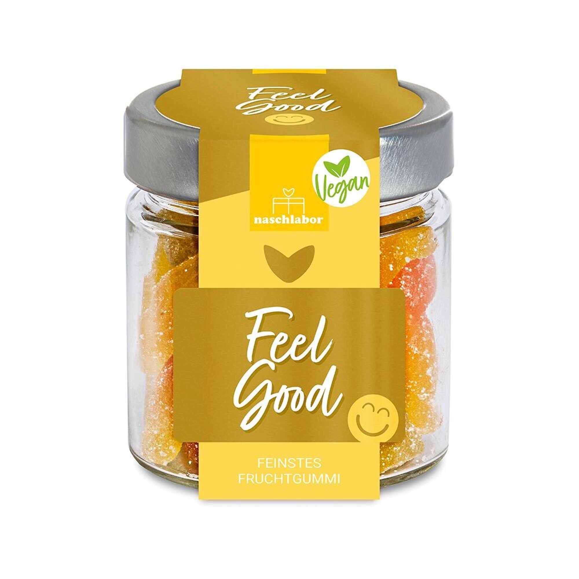 Naschlabor Fruchtgummi Vegan Feel Good Gummibärchen 120g