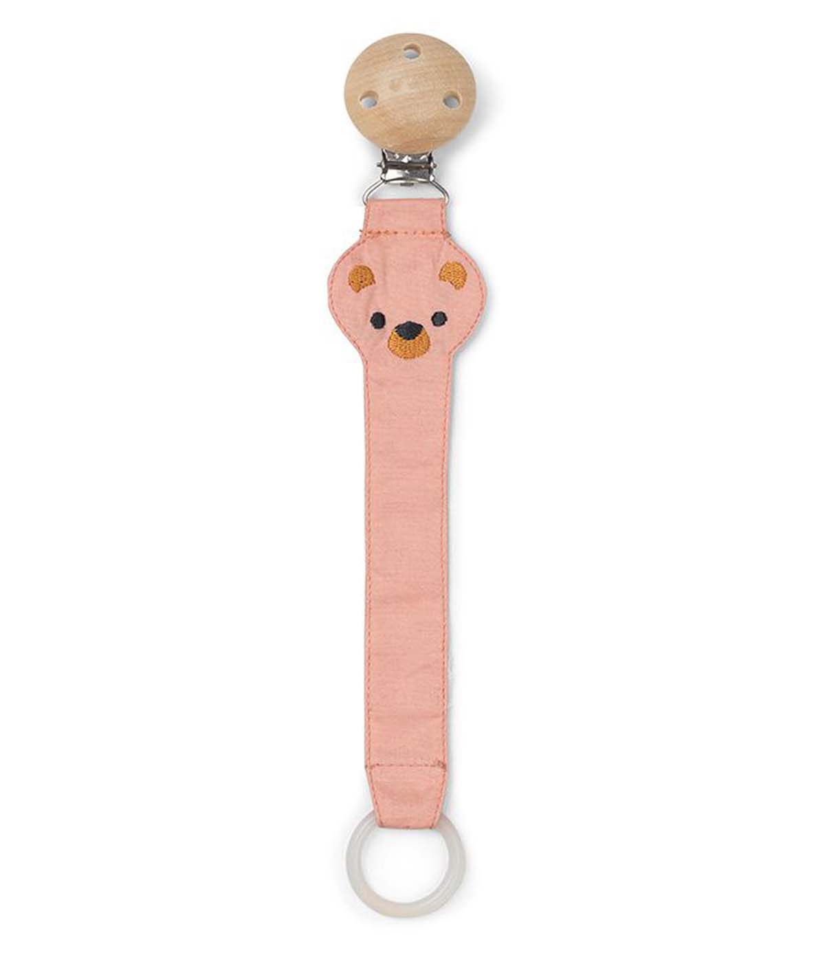 Franck & Fischer Schnullerkette Schnullerband Teddy Rose