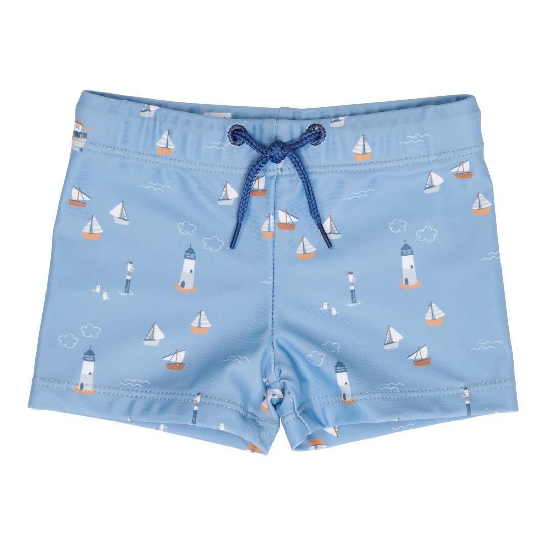 Little Dutch Badehose Shorts Sailors Bay dark blue 62/68