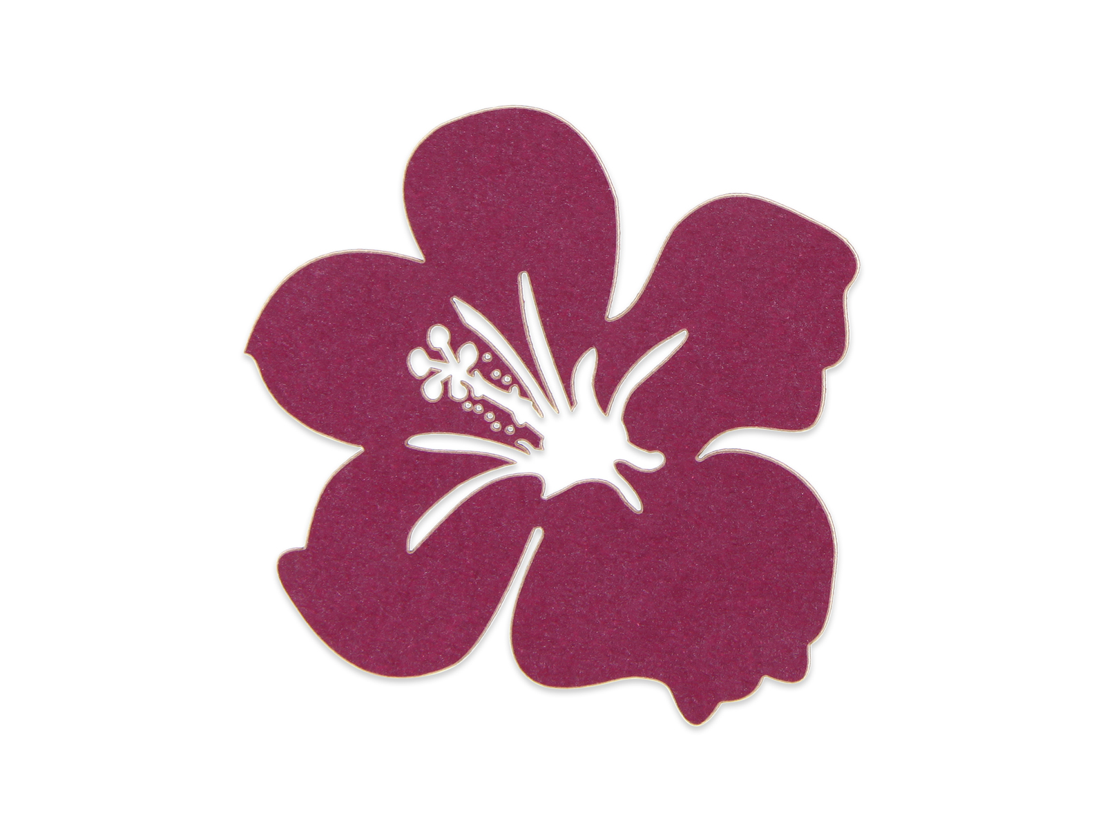 Elfenstall Namenskärtchen 10 Stück Blume Weinrot