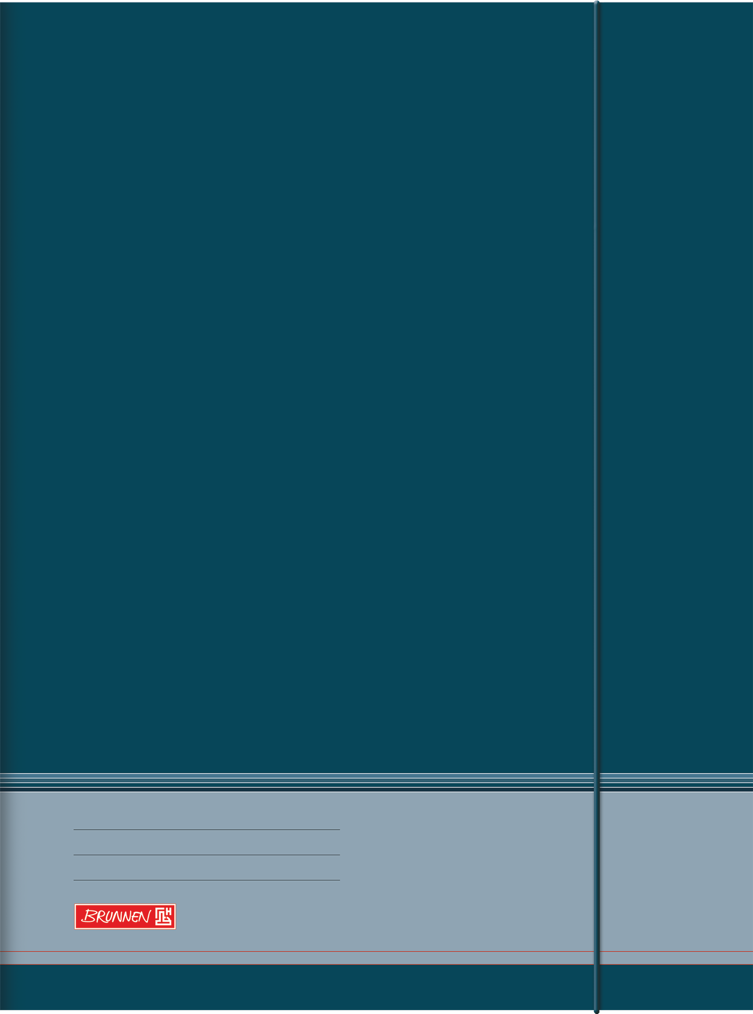 Brunnen Sammelmappe A3 Trend mit Gummizug sortiert