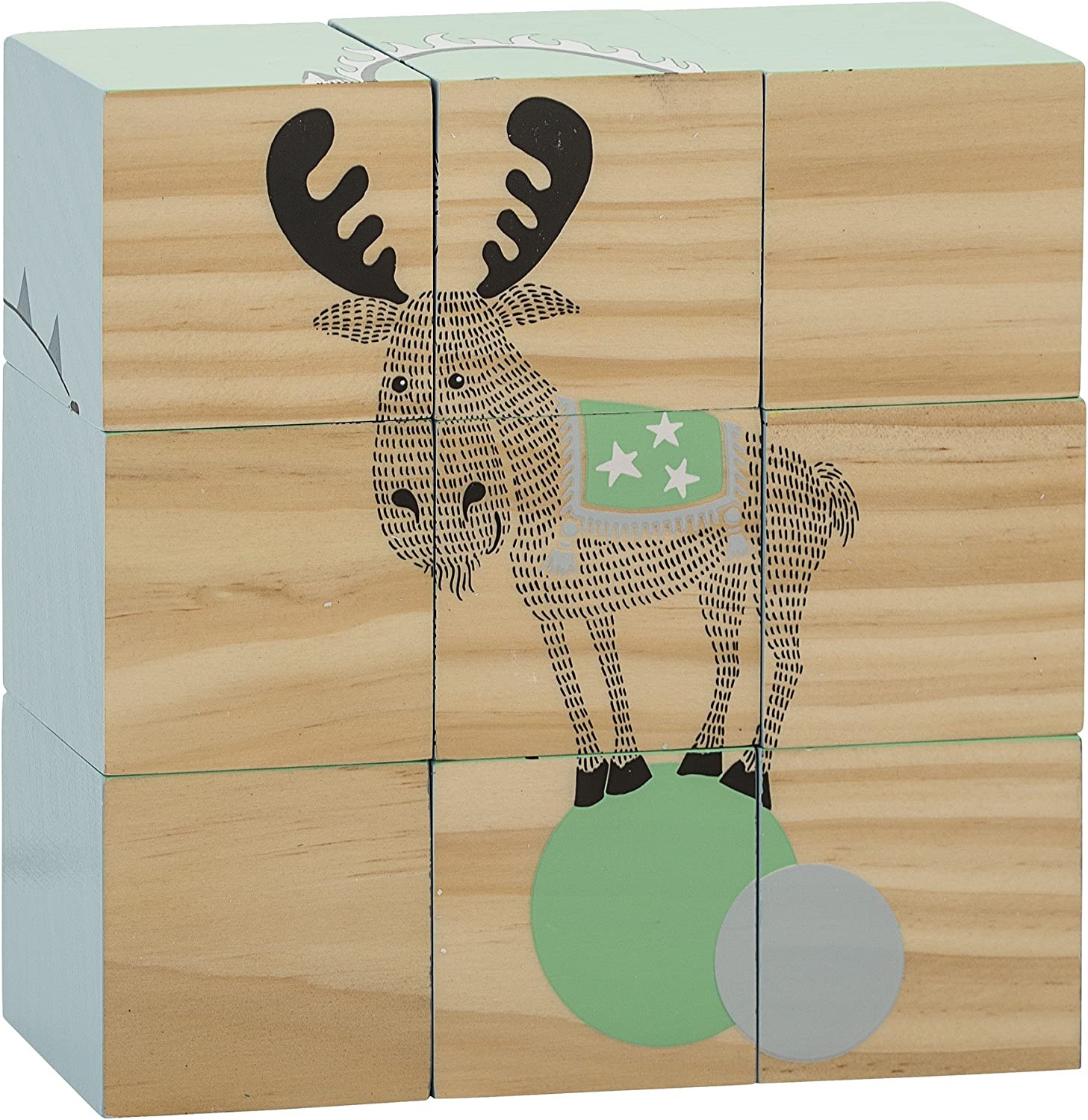 Bloomingville Bausteine Puzzle Circus