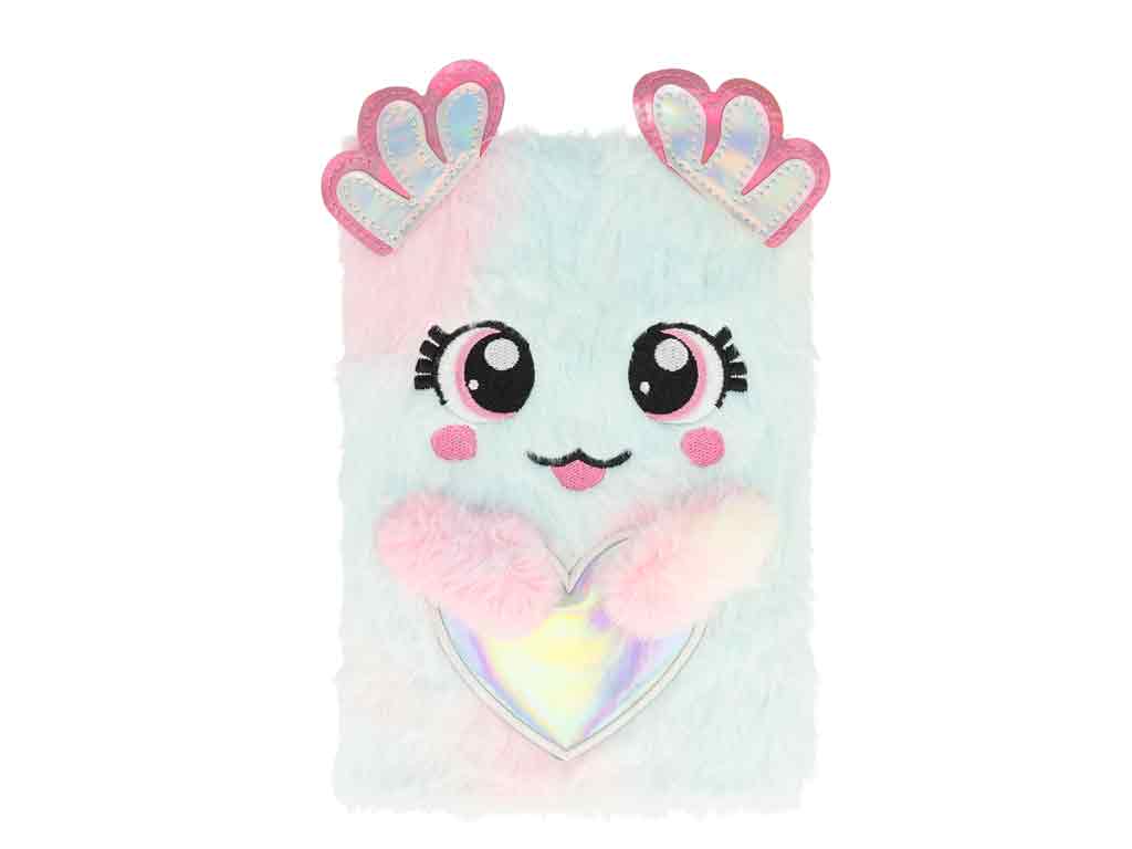 BB Klostermann Plüsch Notizbuch Cutie Axolotl multicolor hell