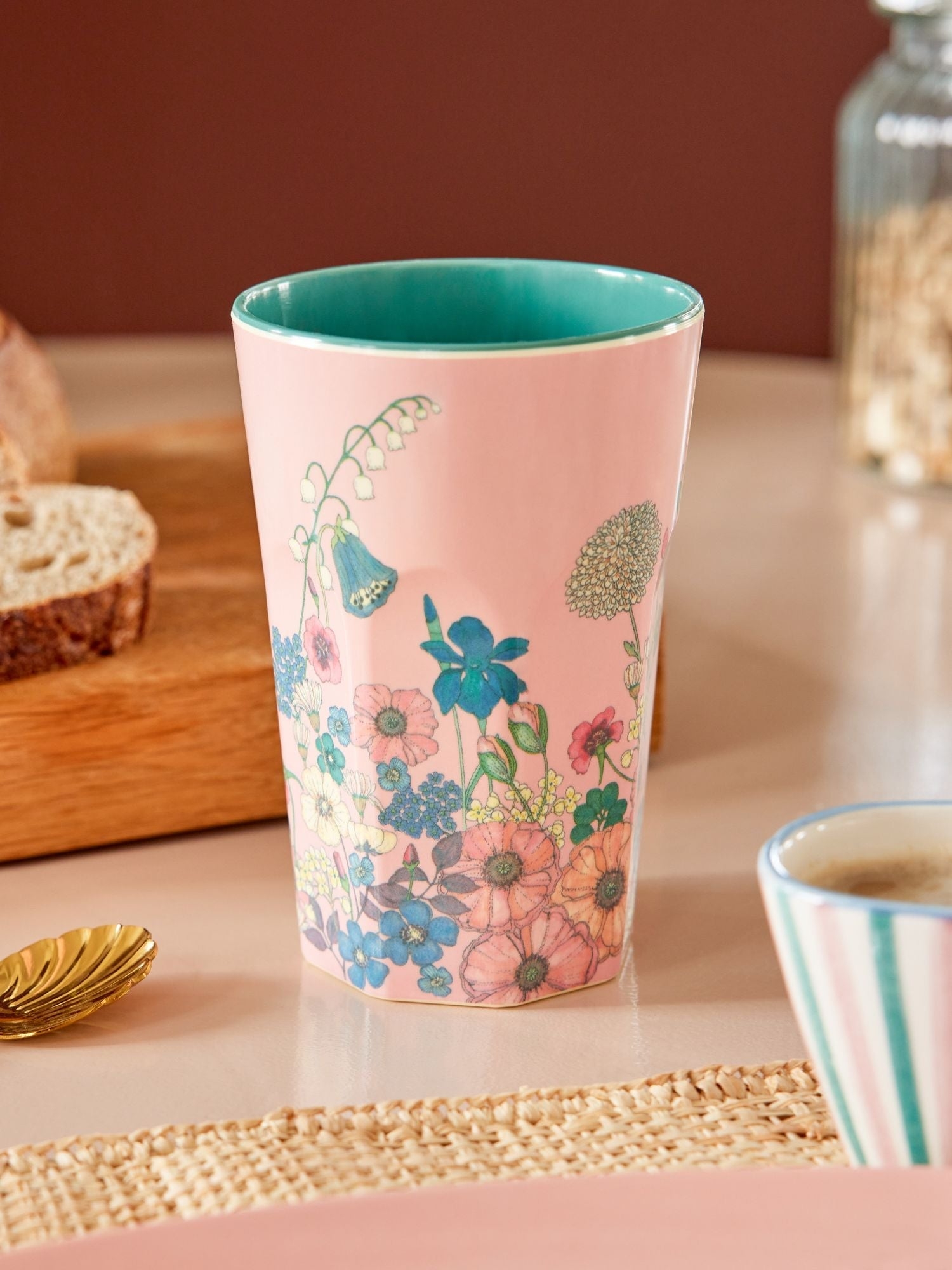 Rice Becher Trinkbecher Melamin Flower Collage large tall