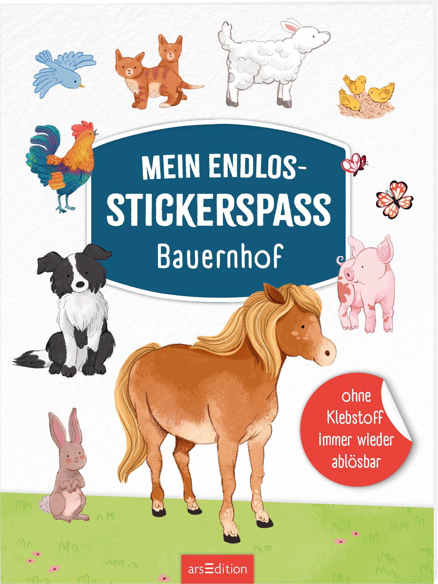 Mein endlos Stickerspass Bauernhof Stickerheft