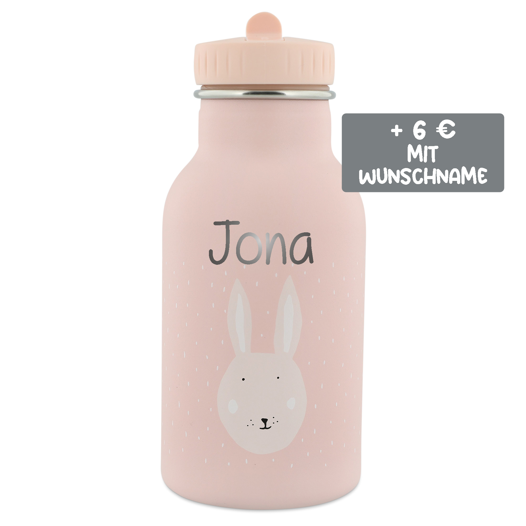 Trixie Thermo Trinkflasche aus Edelstahl Mrs Rabbit Hase 350 ml 