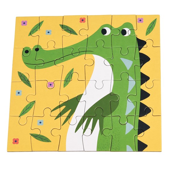 24-teiliges Mini-Puzzle Krokodil "Harry the Crocodile"