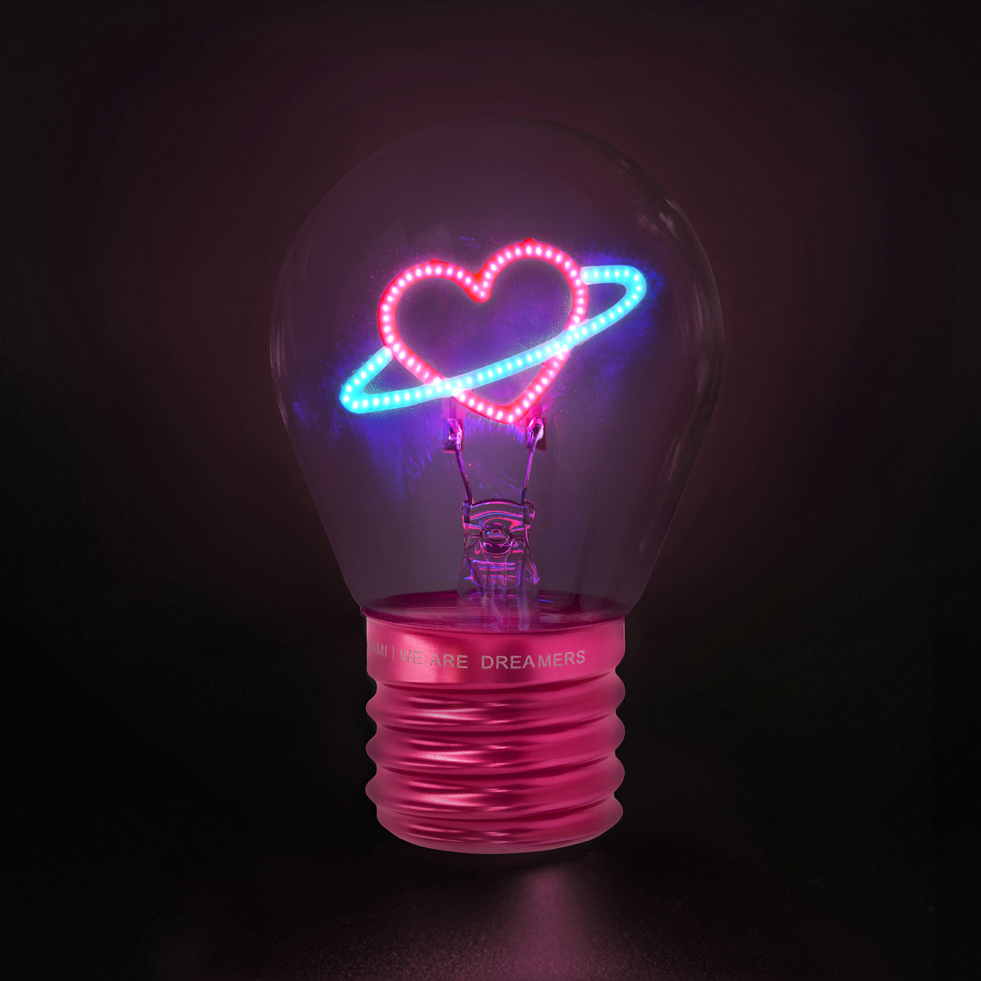 Legami Tischlampe in Glühbirnendesign Bulb Fiction Planet Heart Legami Tischlampe in Glühbirnendesign Bulb Fiction Planet Heart