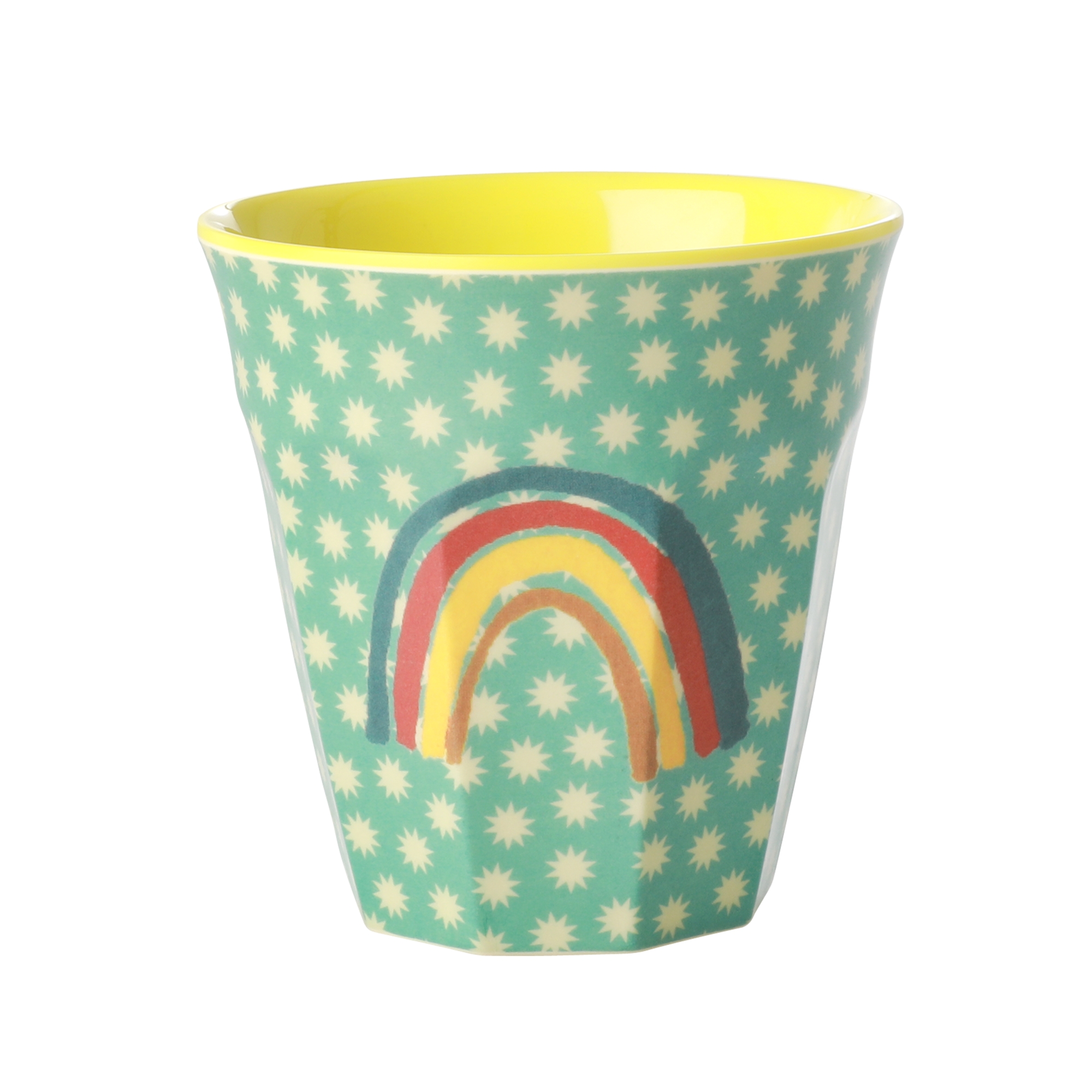 Rice Becher Melaminbecher aus 100% Melamin Regenbogen print medium