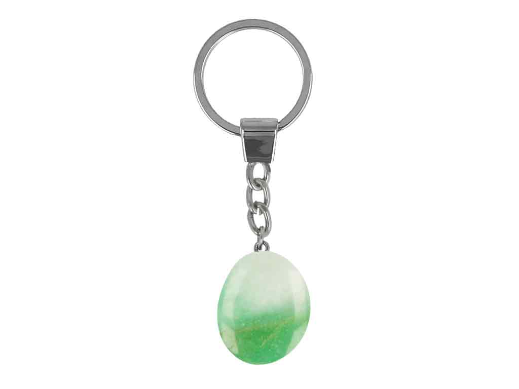 Edelstein Schlüsselanhänger Aventurin Sternzeichen Waage