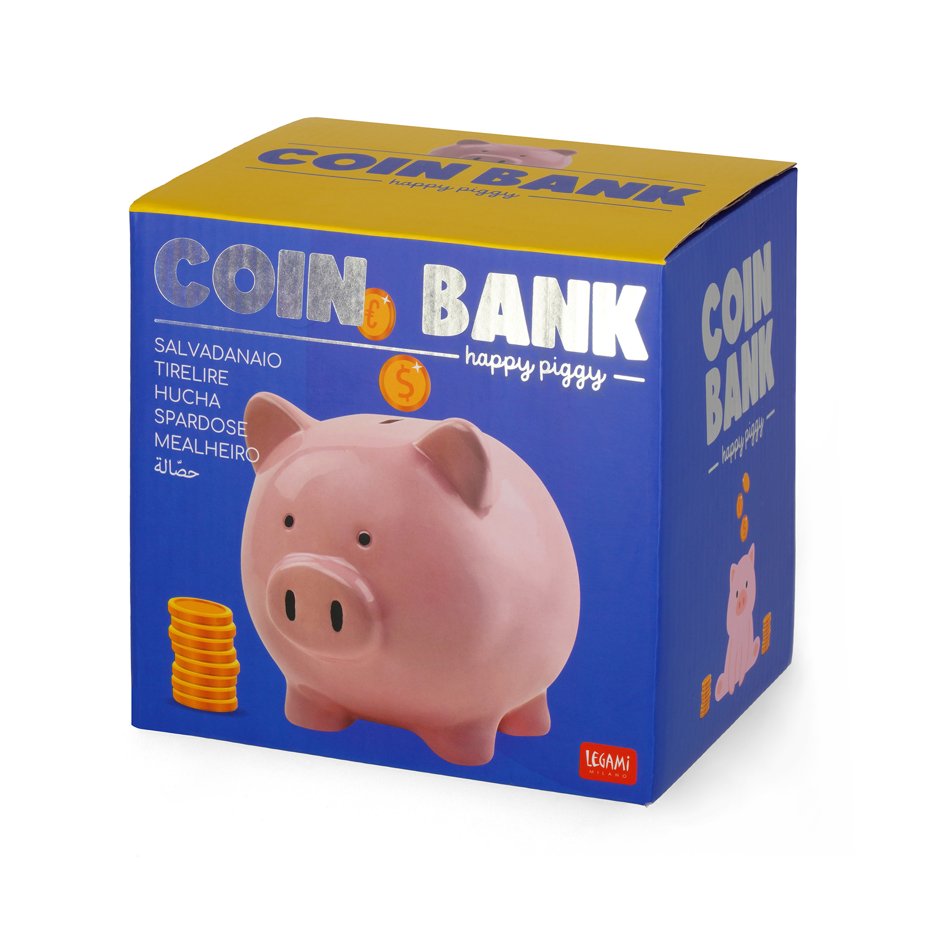 Legami Spardose Sparschwein Coin Bank Piggy Schwein