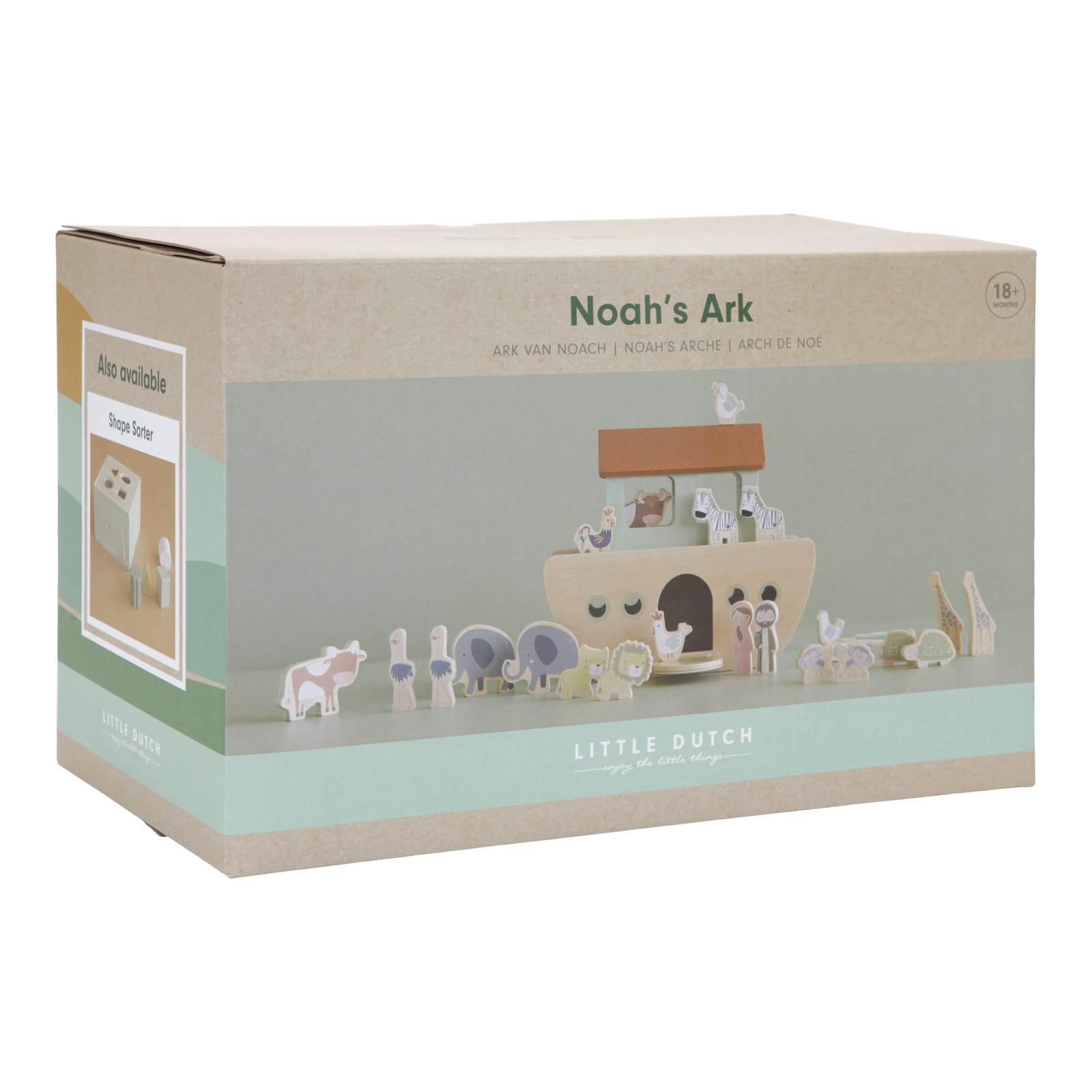 Little Dutch Arche Noah mit Tiere aus Holz Little Dutch Arche Noah mit Tiere aus Holz
