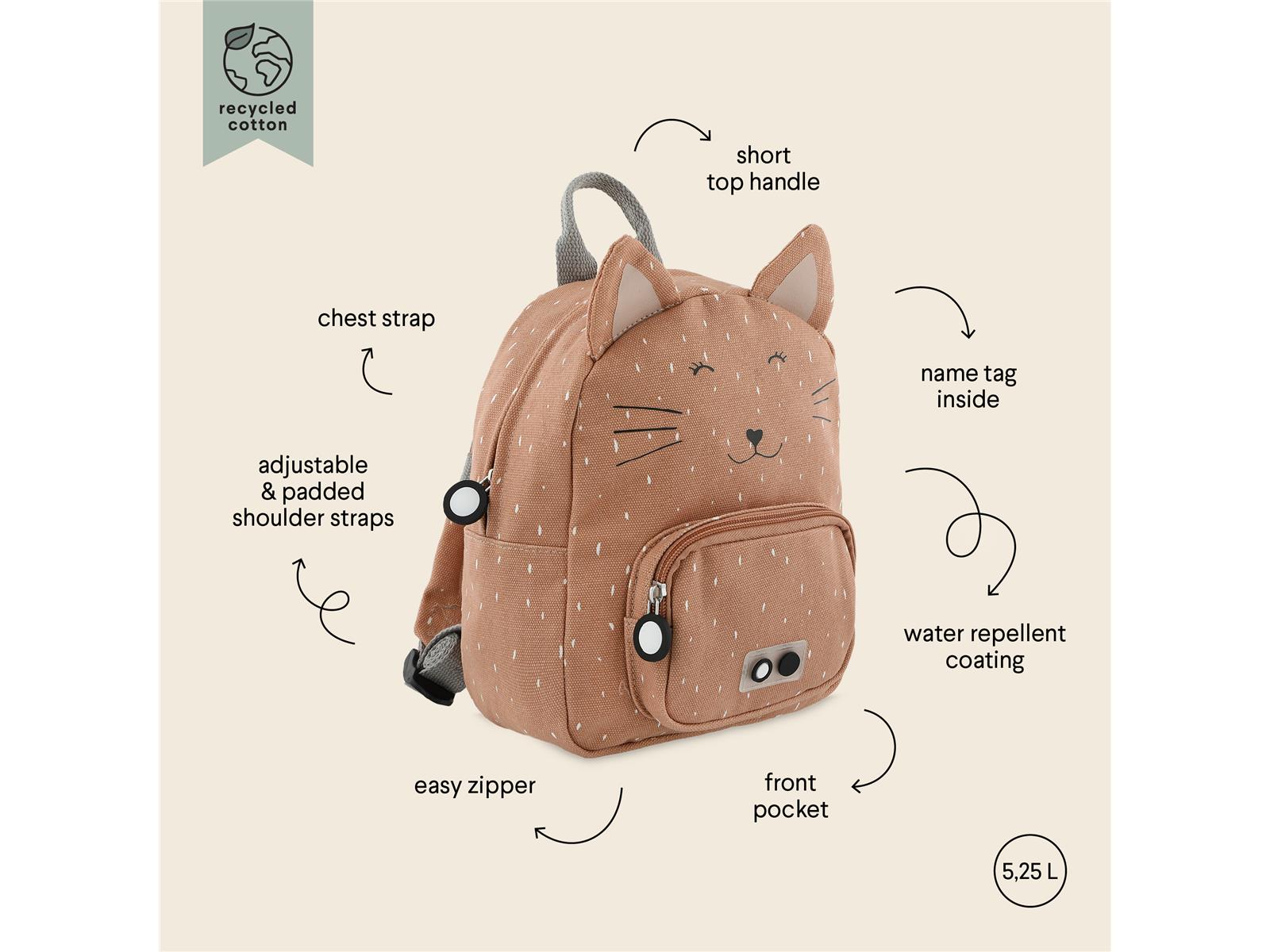 Trixie Rucksack Mrs Cat Katze klein