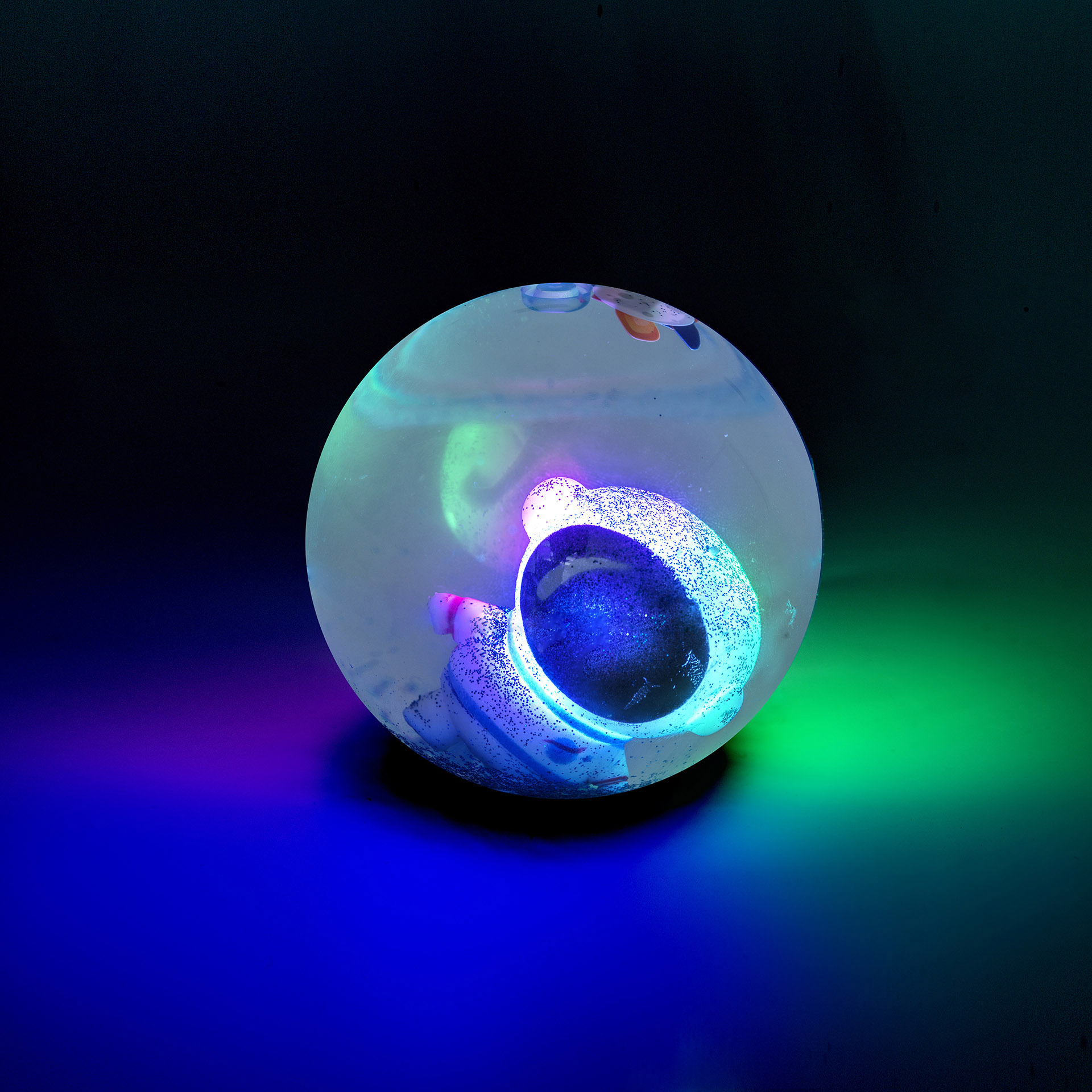 Legami Leuchtender Springball Flummi Space Weltall