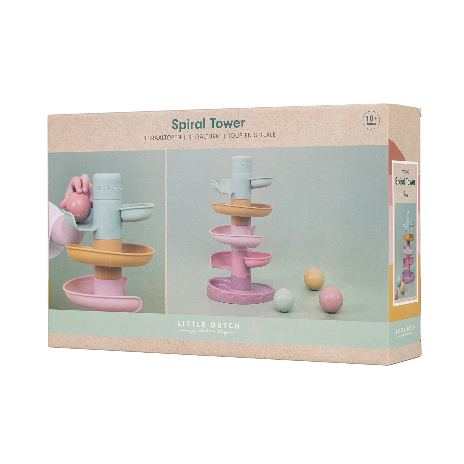 Little Dutch Spiralturm Baby-Murmelbahn Rosa Little Dutch Spiralturm Baby-Murmelbahn Rosa