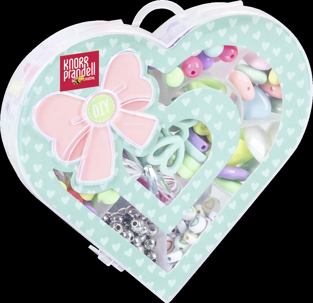Knorr Prandell Schmuck-Sets Bunte Perlenmischung Herz