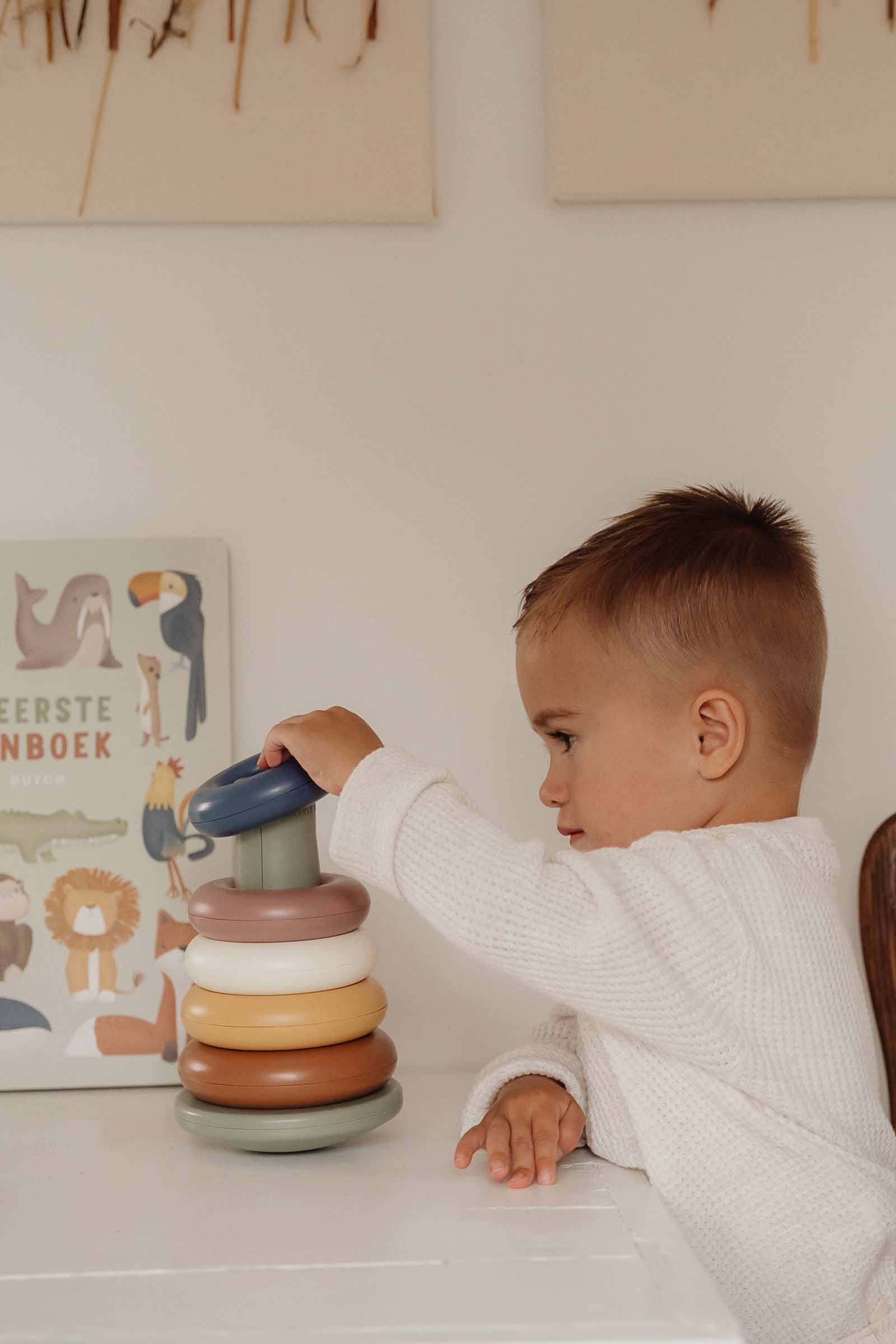 Little Dutch Stapelturm mit Ringen Kunststoff Vintage
