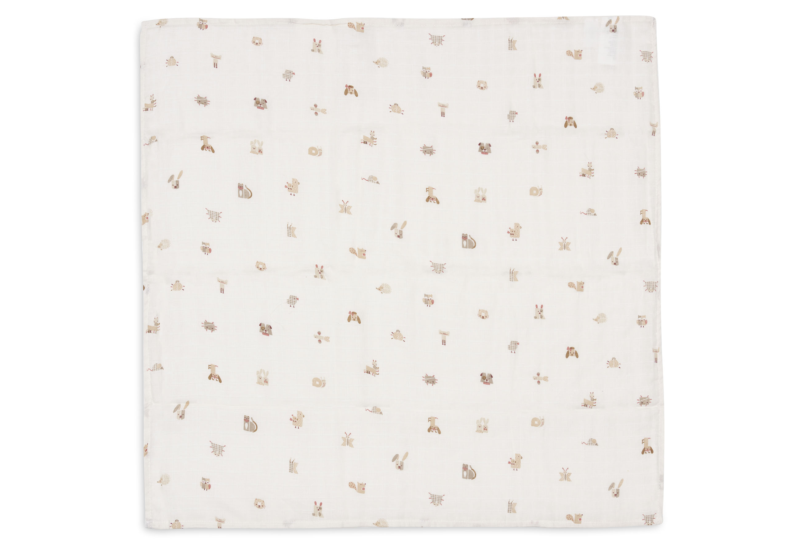 Jollein Spucktuch Hydrophil 70 x 70 cm Animal Friends 3er Pack