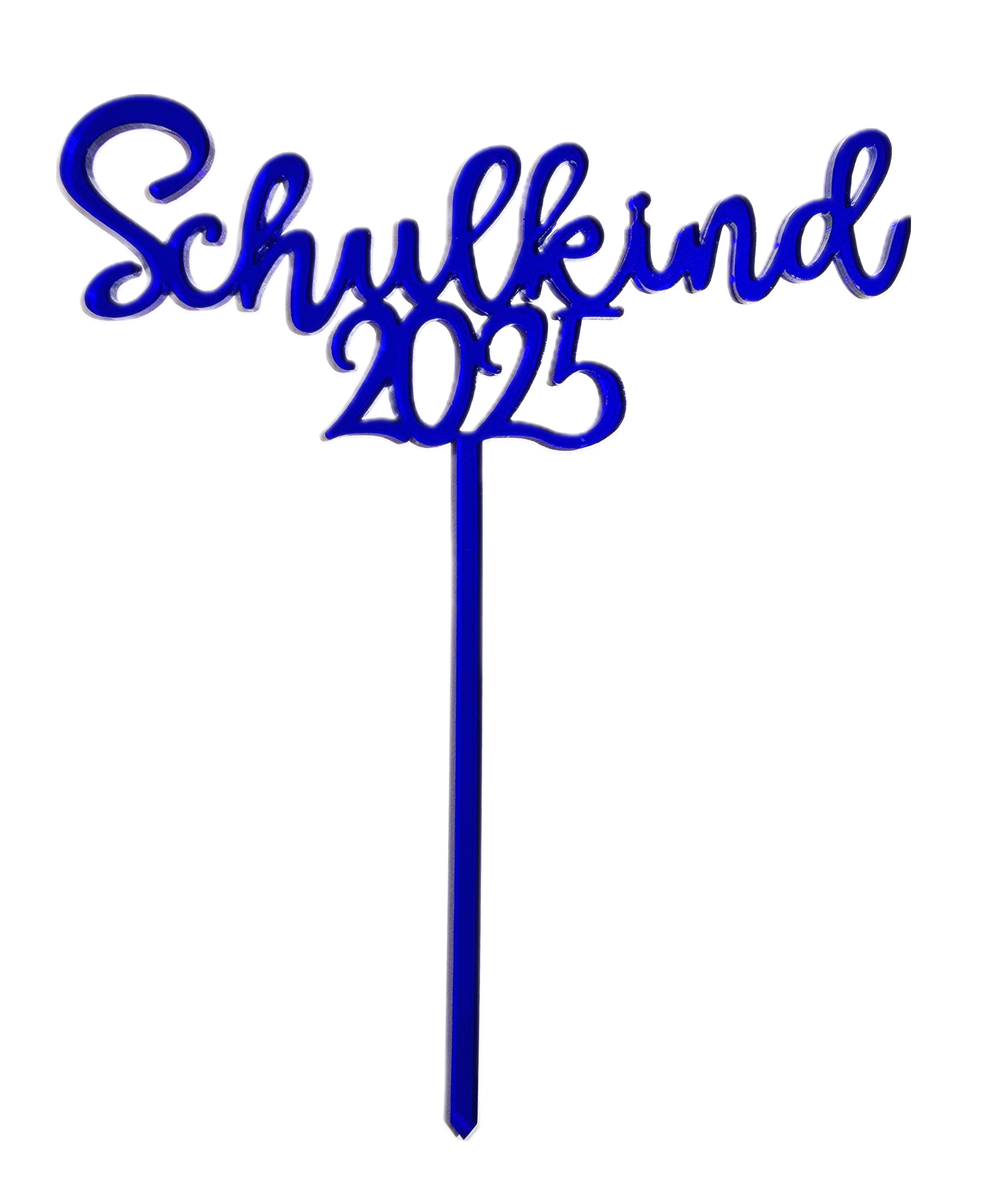 Kuchentopper für den Schulanfang aus Acryl Schulkind 2025 Kuchentopper für den Schulanfang aus Acryl Schulkind 2025