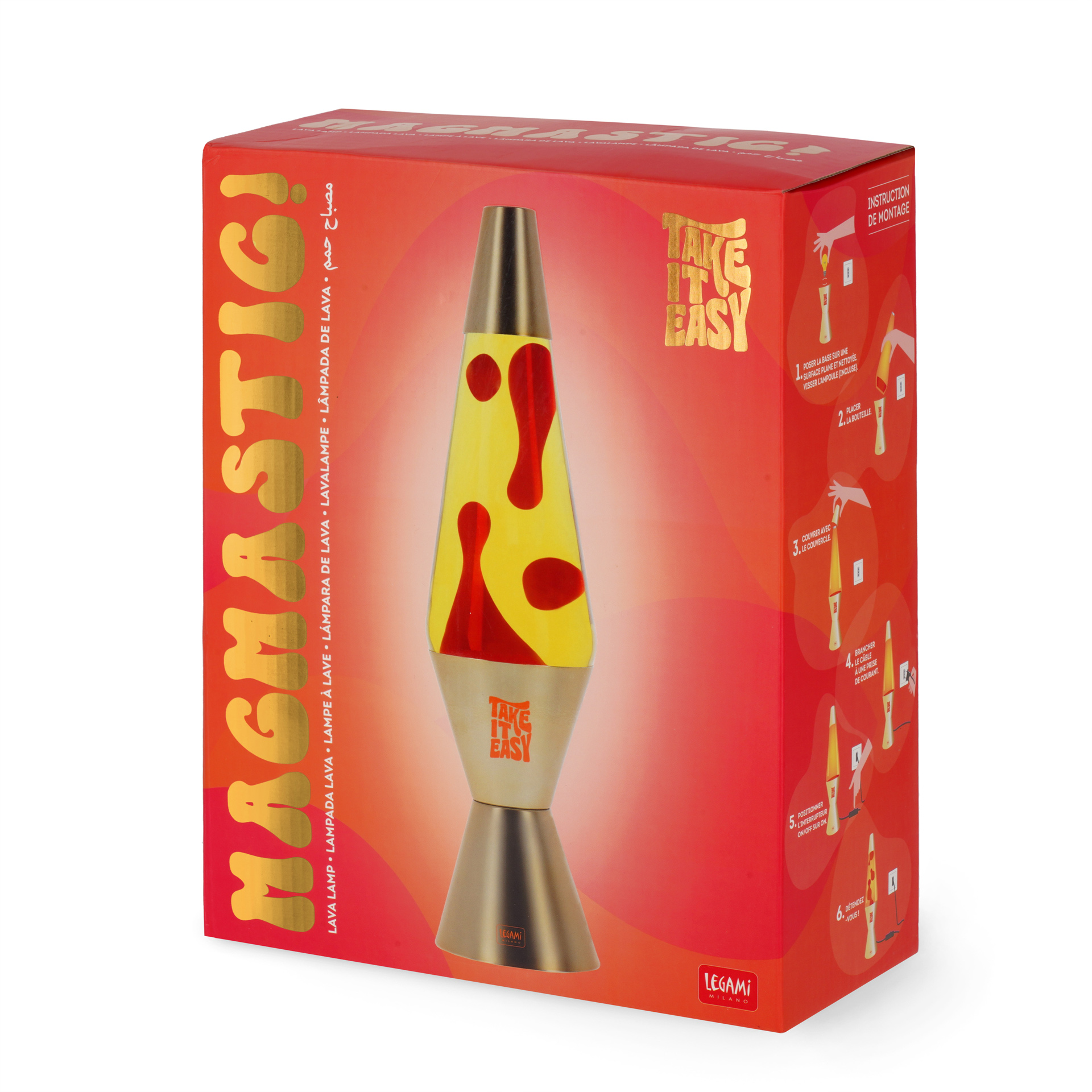 Legami Lava Lampe Magmastic Gold