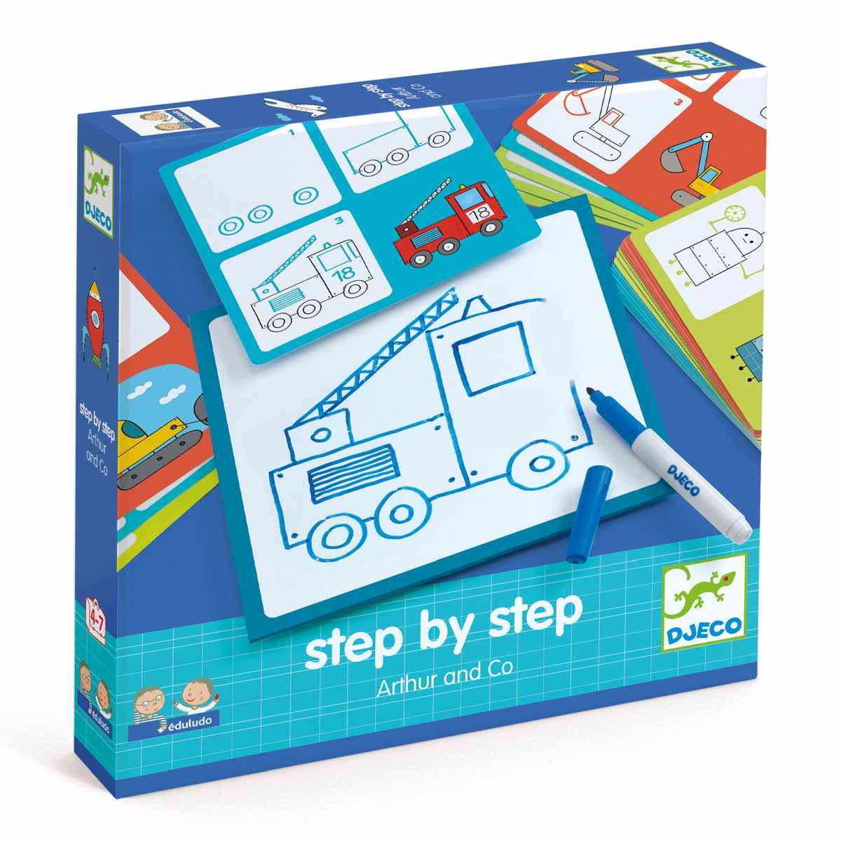Djeco Lernspiel Step by Step - Arthur