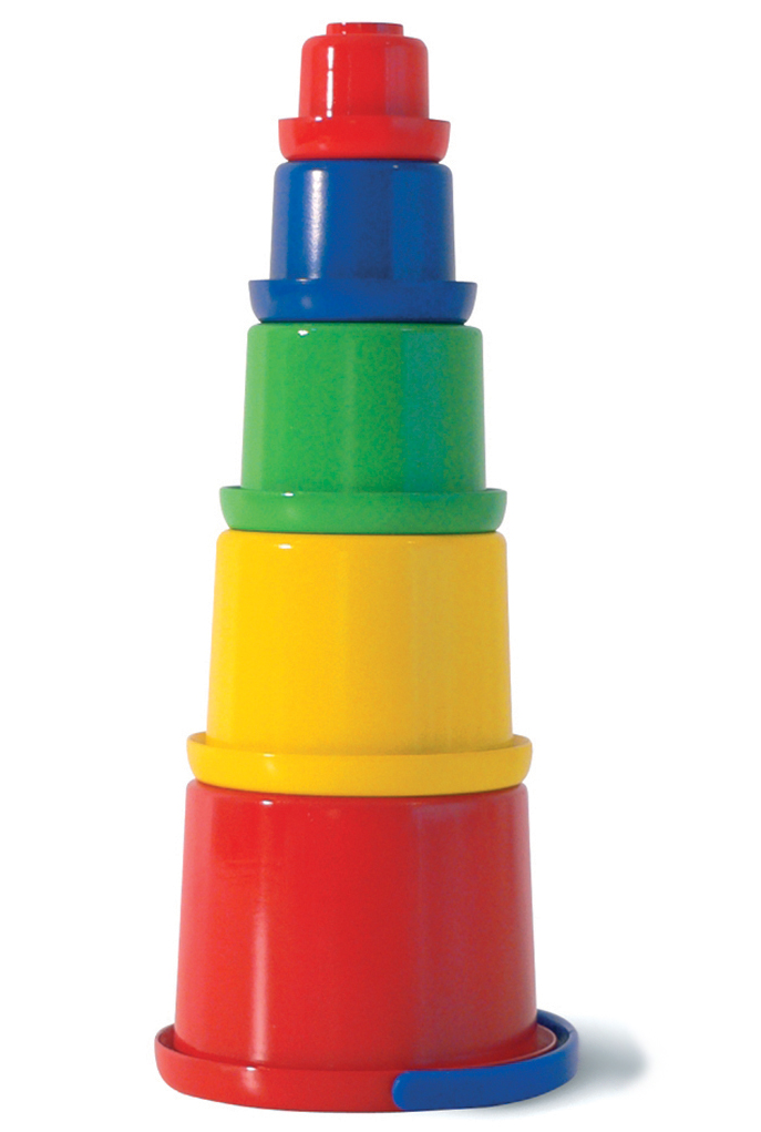 Spielstabil Stapelbecher-Set mit 5 Bechern ab 1+