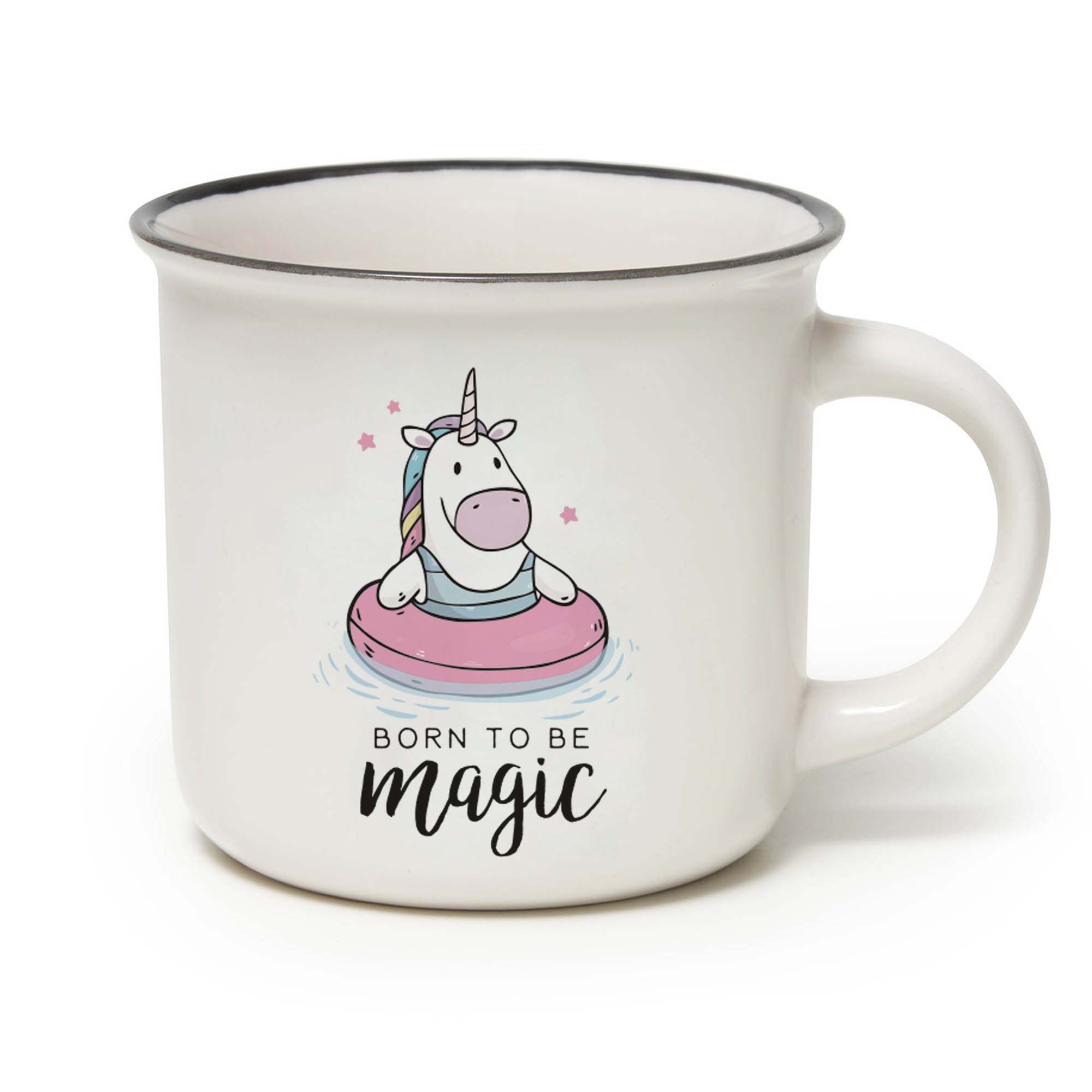 Legami Porzellantasse Trinkbecher Cu-Puccino Unicorn Einhorn