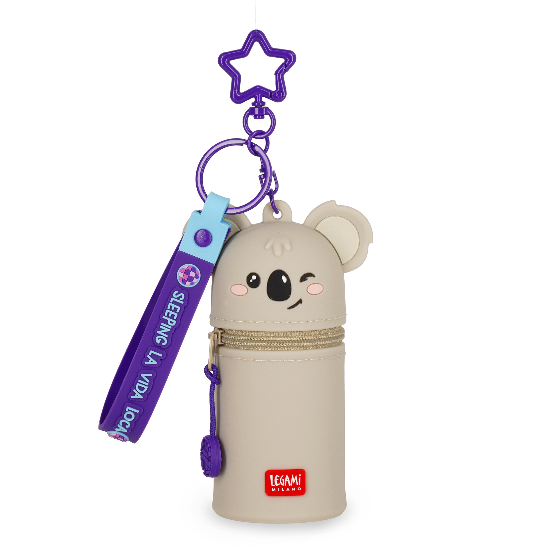 Legami Mini Kawaii Münztasche mit Schlüsselanhänger Koala