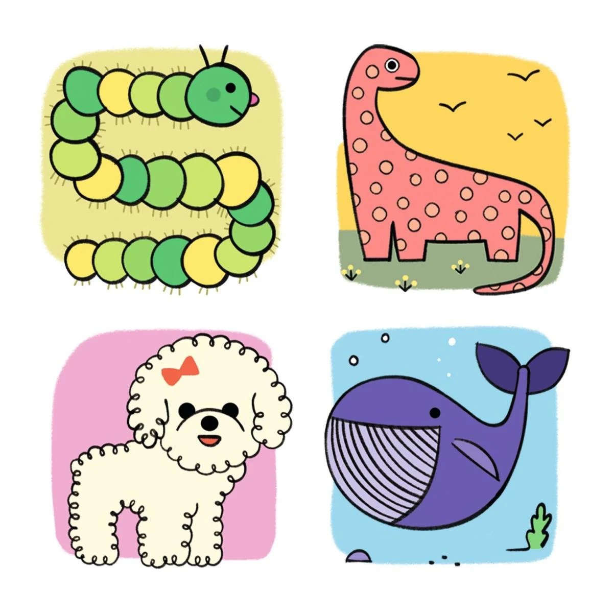 Djeco Lernspiel Step by Step Lama & Co