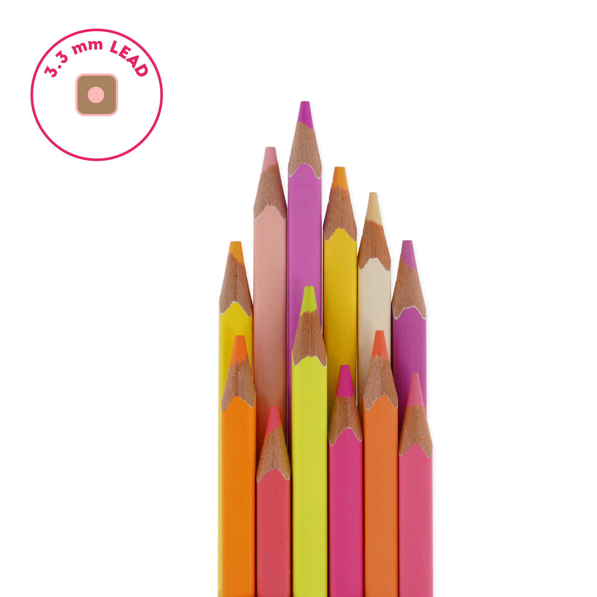 Legami Buntstifte 12er Set Sunset Palette