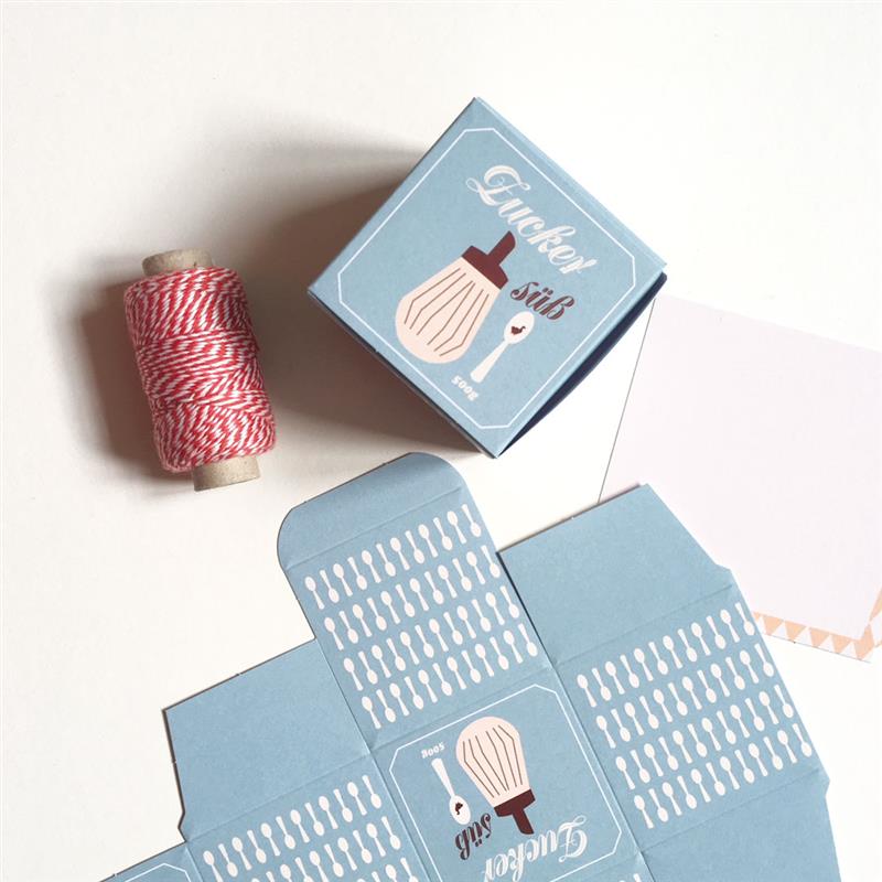 Life is Delicious Bastelbogen DIY Verpackungen für Kinderkaufladen