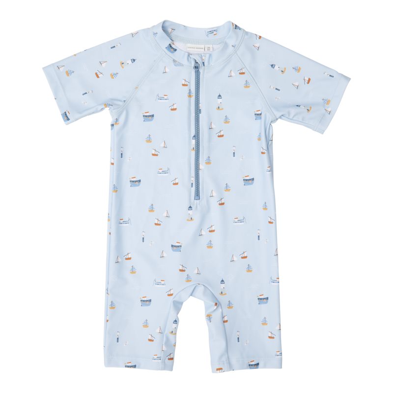 Little Dutch Schwimm-Anzug Bade-Anzug Sailors Bay blau 62/68