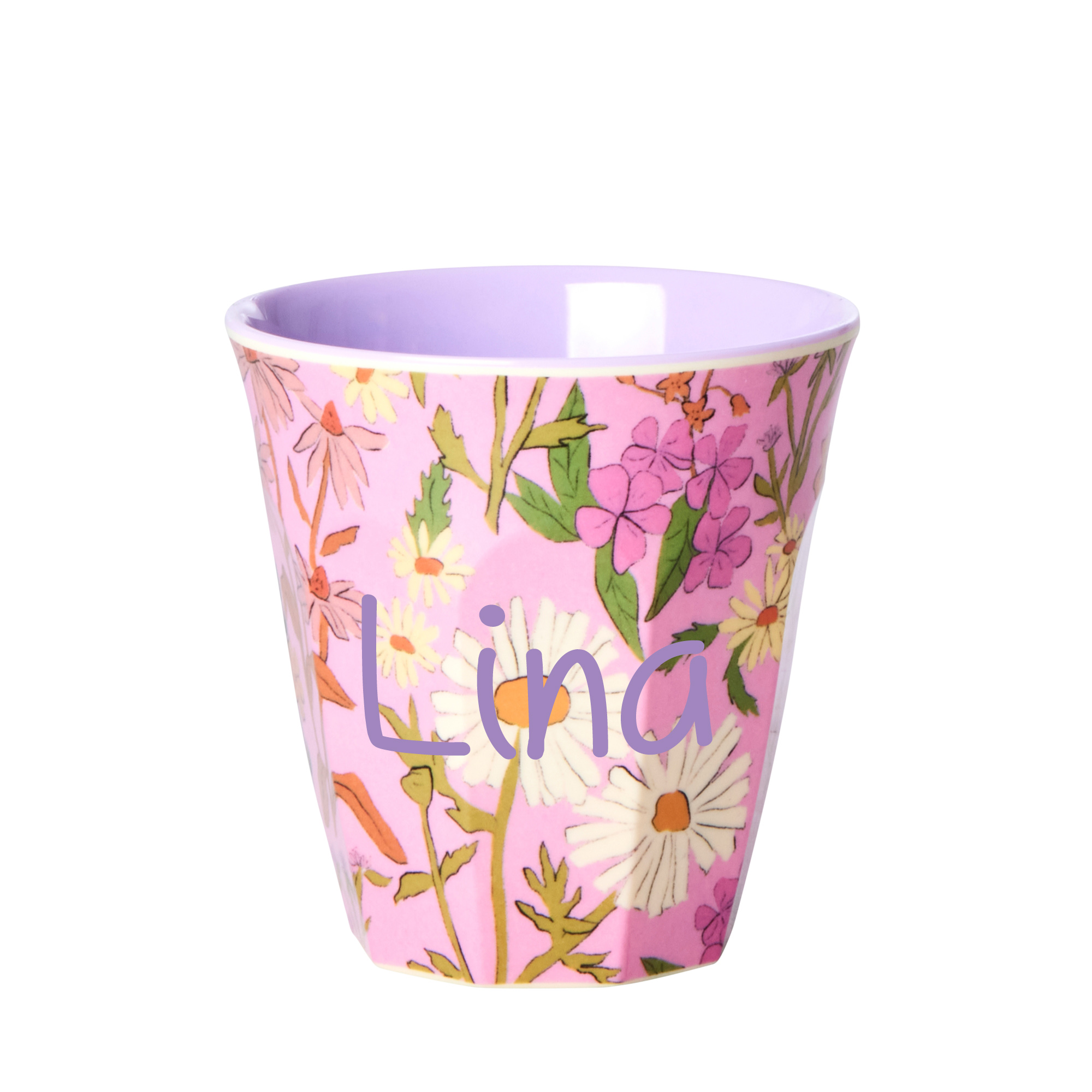 Elfenstall Rice Becher mit Wunsch-Namen personalisiert Medium Daisy Dearest