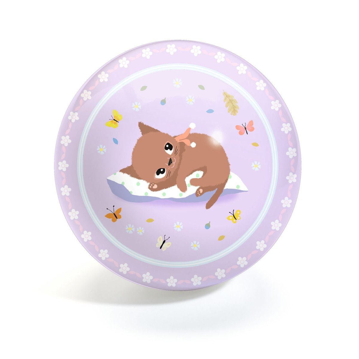 Djeco Ball Kinderball Spielball Kätzchen klein 12 cm