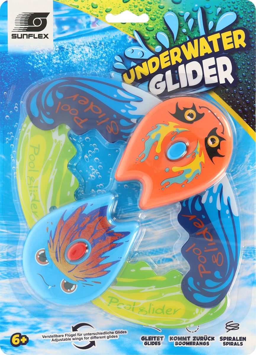 Sunflex Underwater Glider Tauchspielzeug 2er Set sortiert Sunflex Underwater Glider Tauchspielzeug 2er Set sortiert