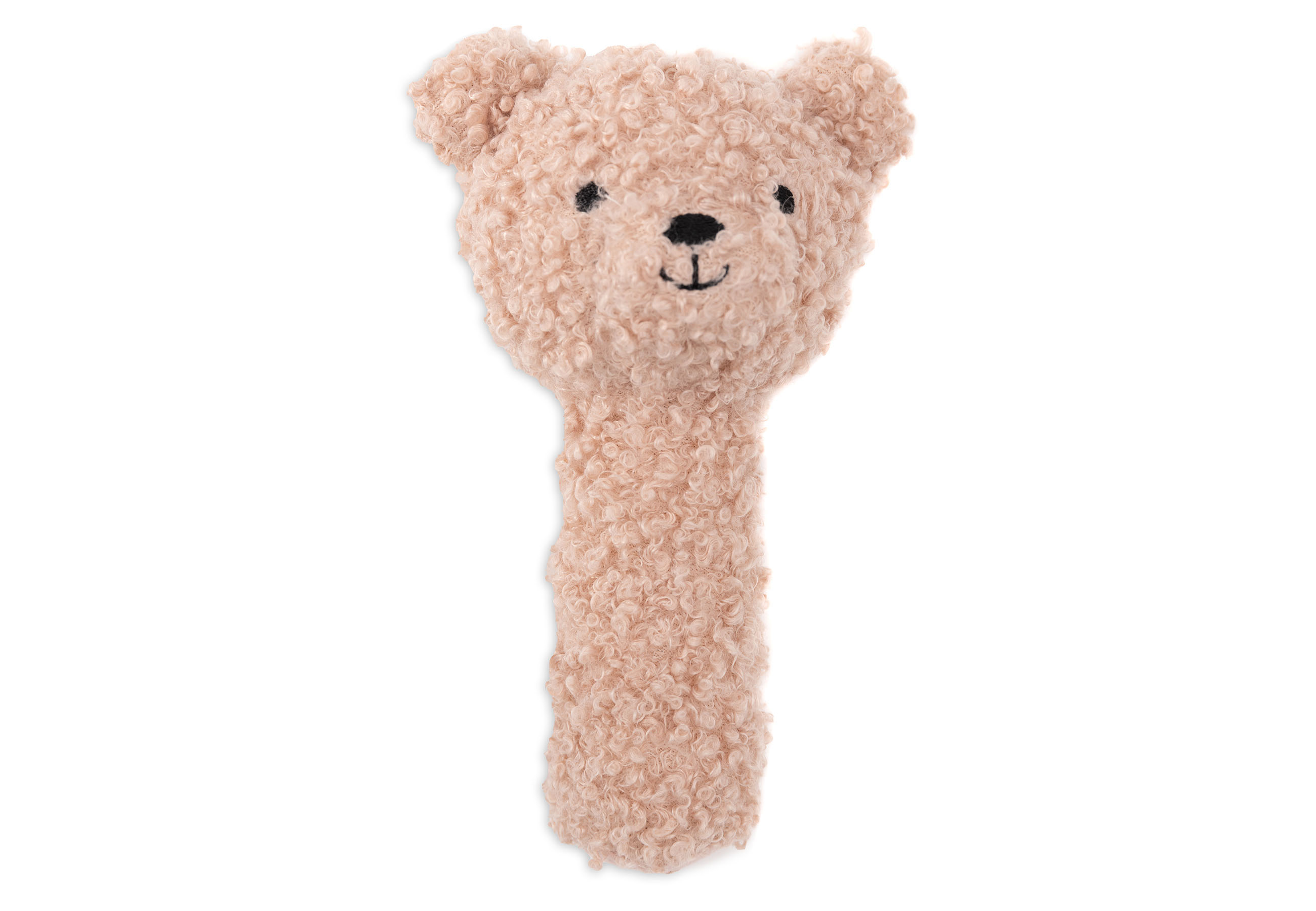 Jollein Plüsch Stabrassel Teddy Bär wild rose