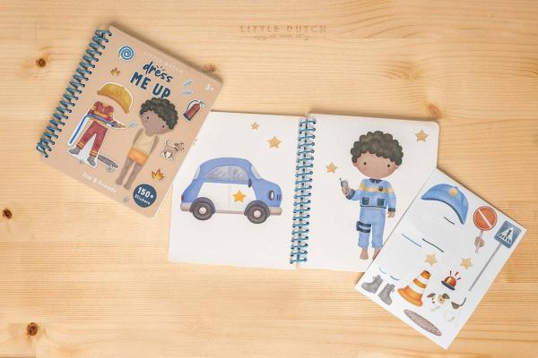 Little Dutch Stickerbuch Dress Me Up - Jim & Friends Little Dutch Stickerbuch Dress Me Up - Jim & Friends