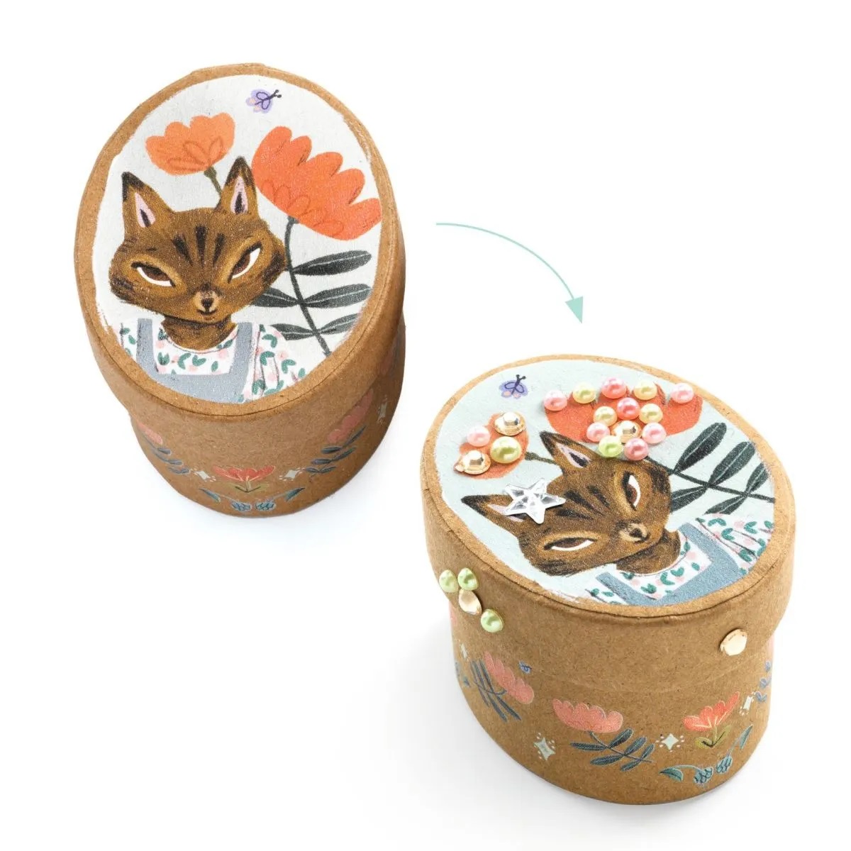 Djeco DIY 5 Mini-Schachteln Bastelset Djeco DIY 5 Mini-Schachteln Bastelset