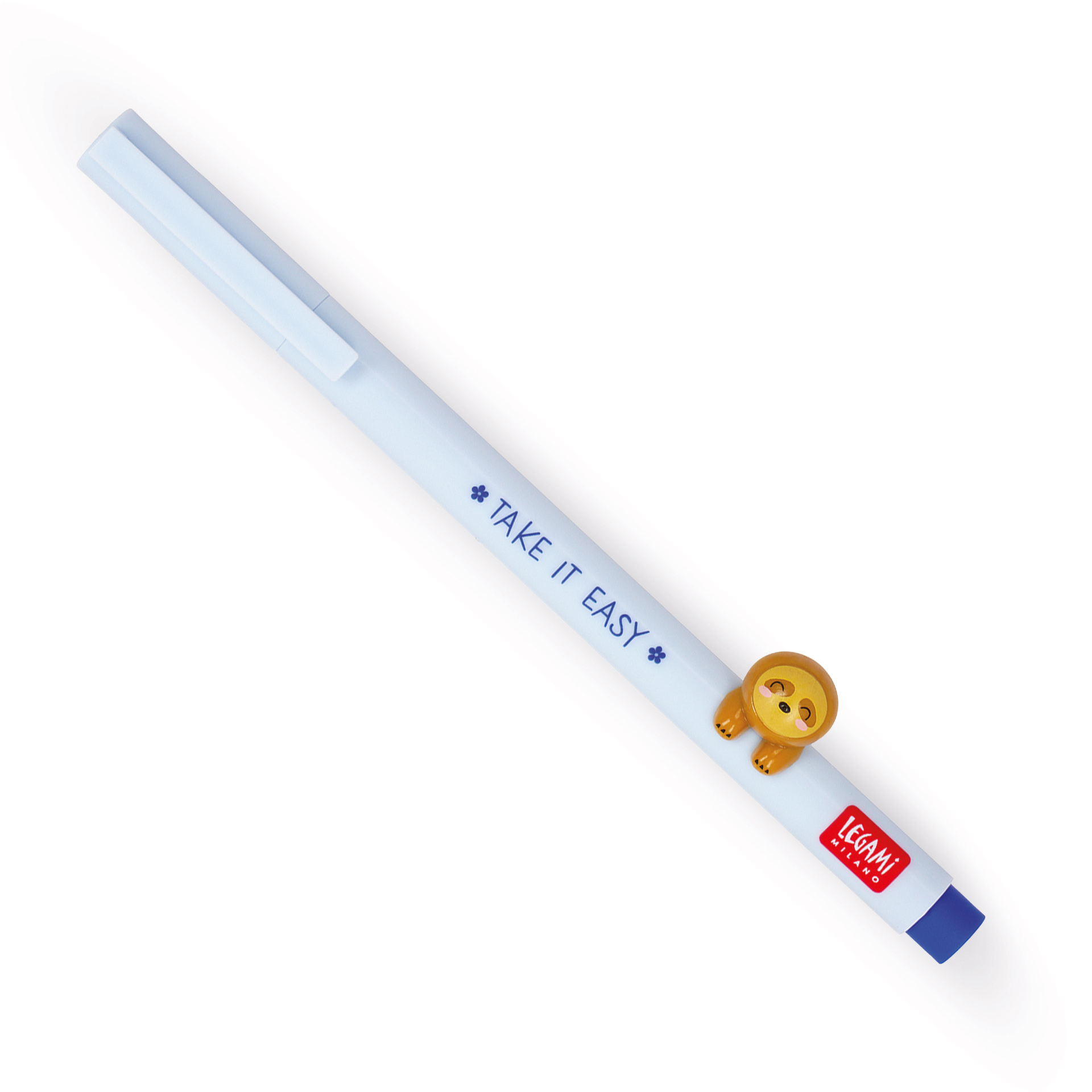 Legami Gel Stift mit Tierdeko Lovely Friends Sloth Faultier