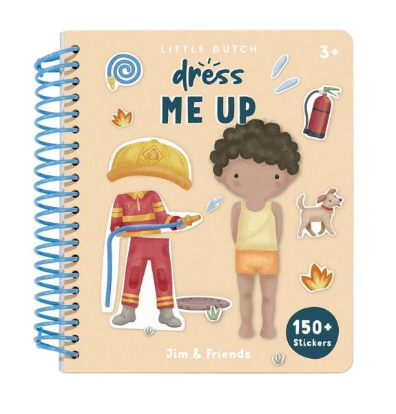 Little Dutch Stickerbuch Dress Me Up - Jim & Friends Little Dutch Stickerbuch Dress Me Up - Jim & Friends