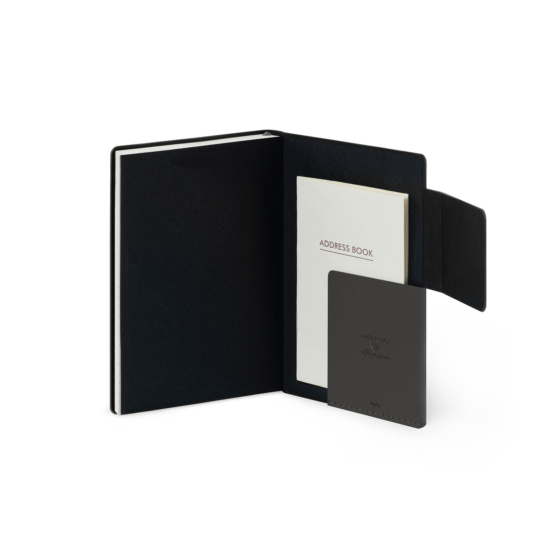 Legami Kalender Terminplaner für 12 Monate Wochenübersicht Small 2027 Black Suit