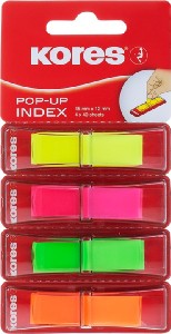 Kores Haftnotizen Haftstreifen Pop Up Pagemarker