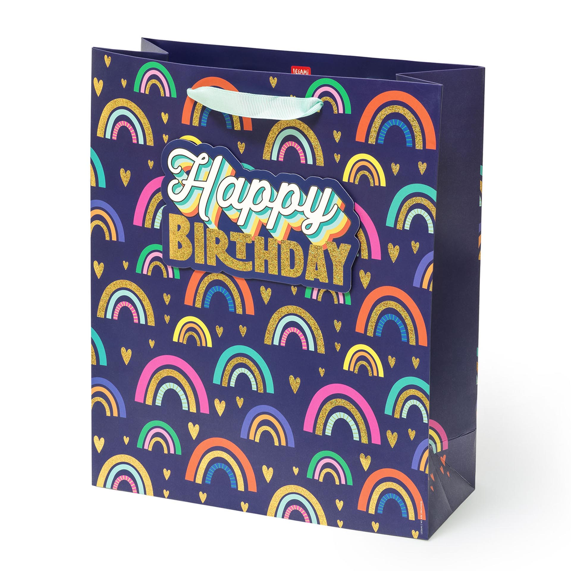 Legami Geschenktasche Large Rainbow Regenbogen