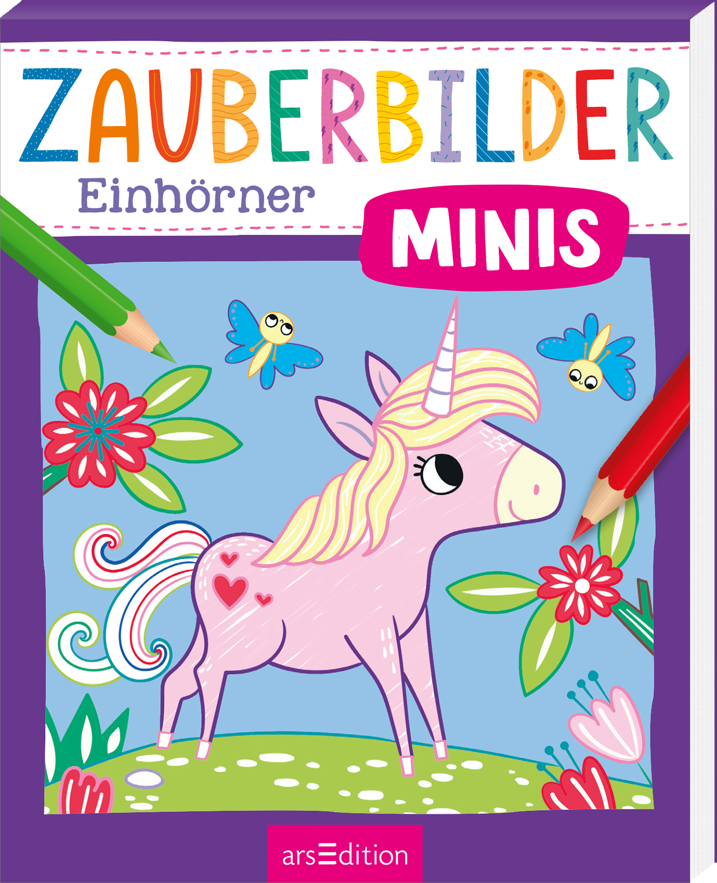 Zauberbilder Ausmalheft Minis Einhörner