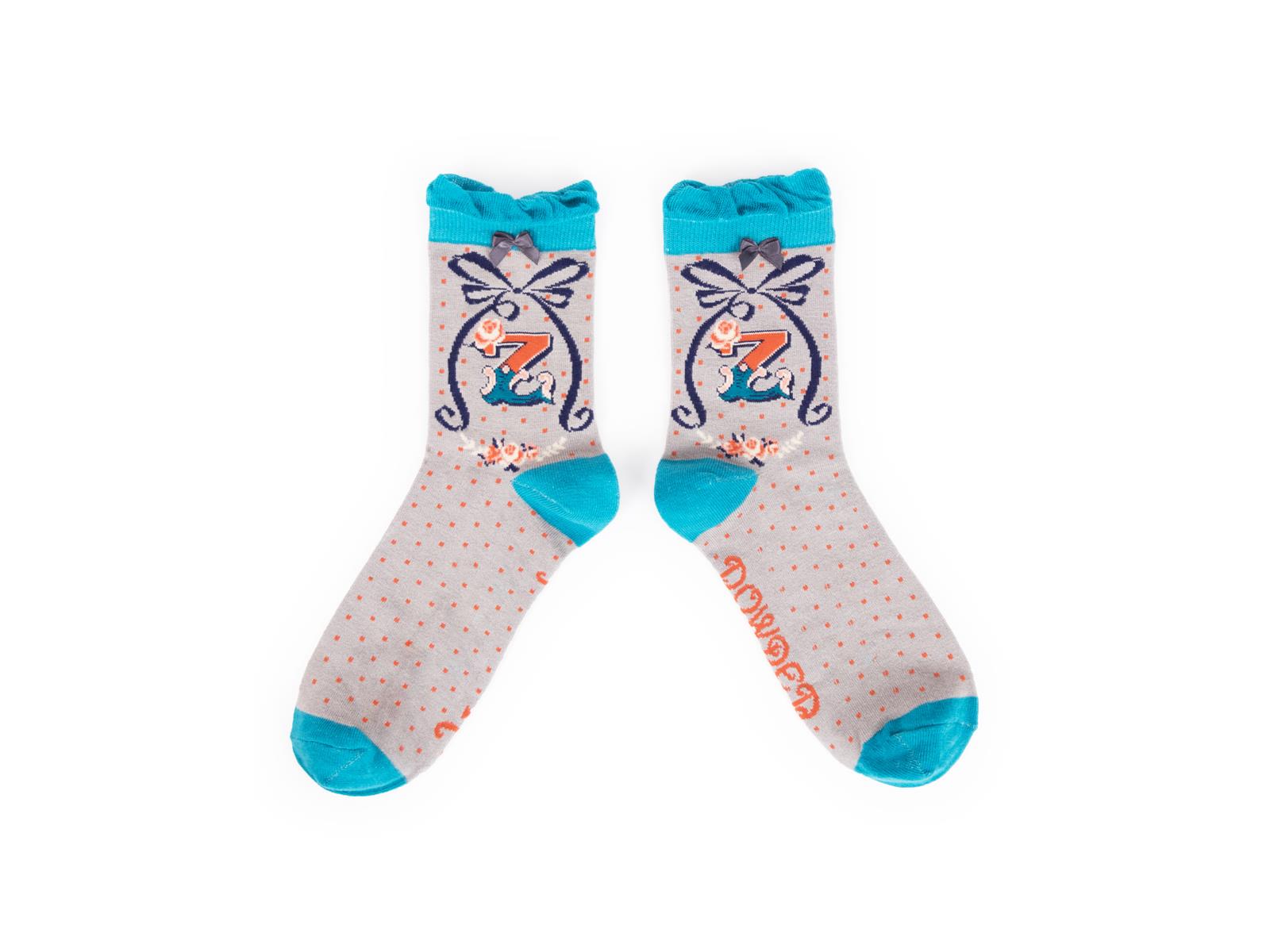 Powder Damenstrümpfe Einheitsgröße Buchstabe Z