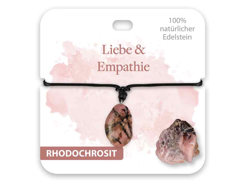 BB Klostermann Edelstein Kette Rhodochrosit Liebe & Empathie