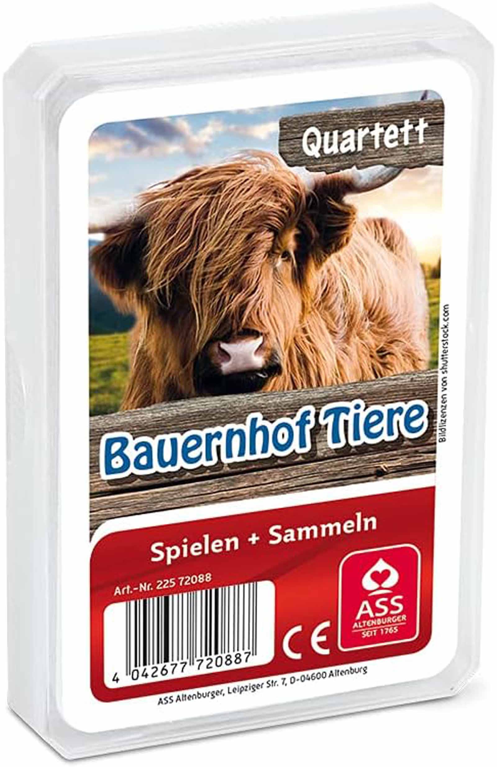 ASS Altenburger Kartenspiel Quartett Bauernhof Tiere