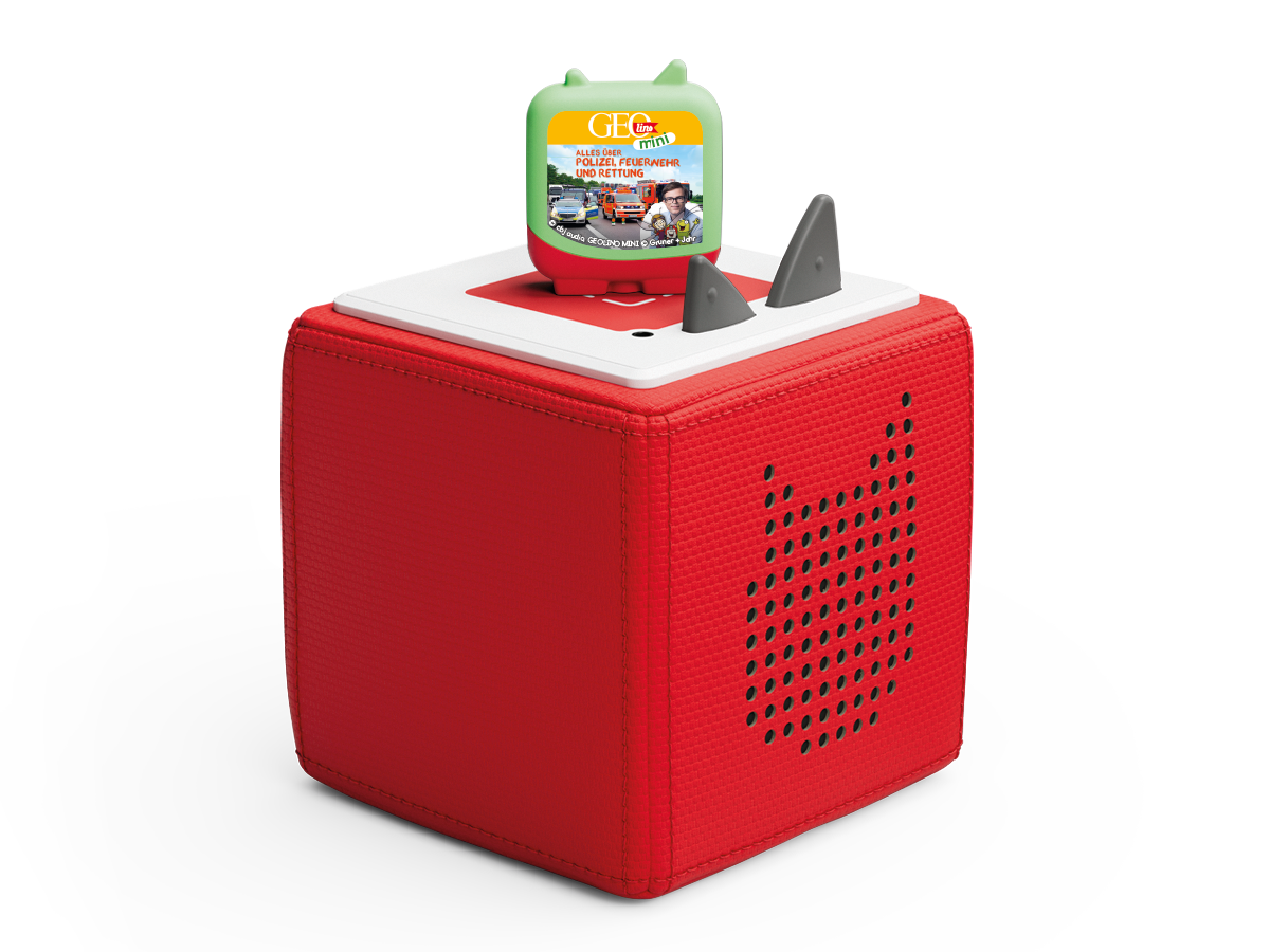 Tonies Clever Tonie Geolino Mini Alles über Polizei Feuerwehr & Co