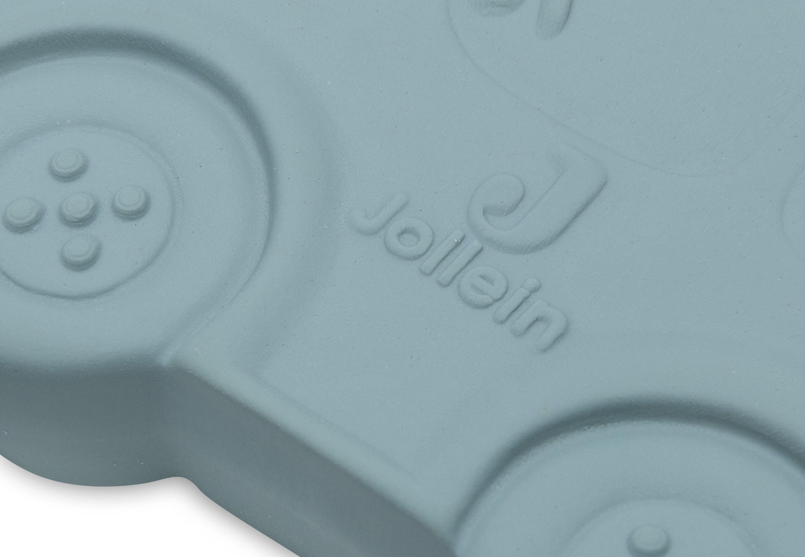 Jollein Beißring aus Naturkatuschuk On the Go Auto blau
